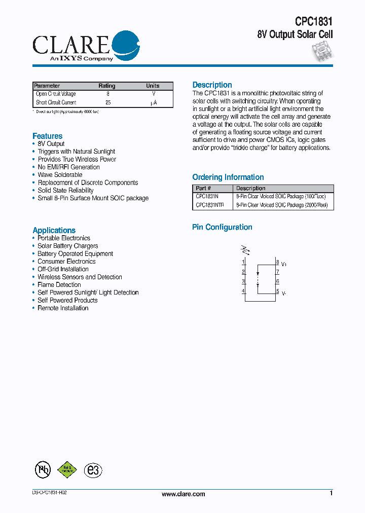 CPC1831NTR_4714896.PDF Datasheet