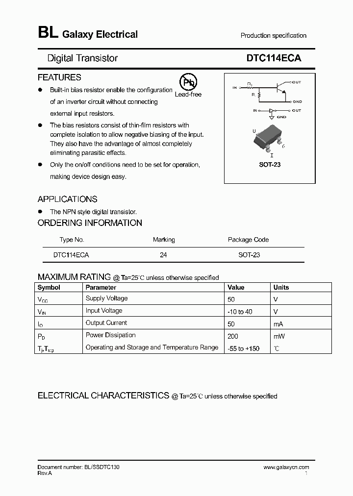 DTC114ECA_4347827.PDF Datasheet