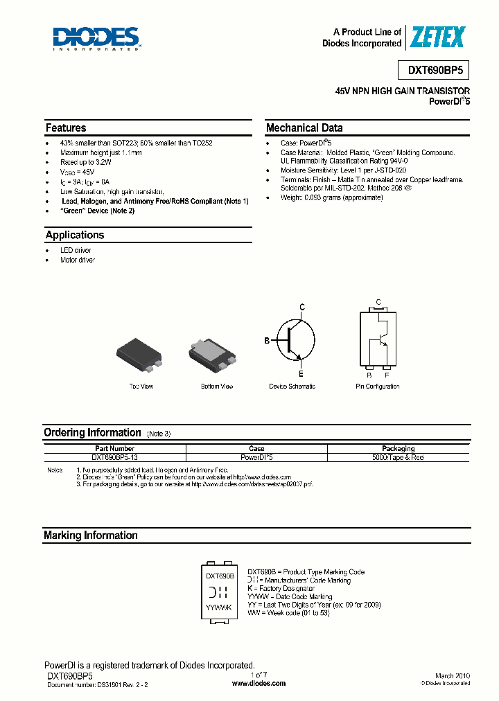 DXT690BP5-13_4698437.PDF Datasheet