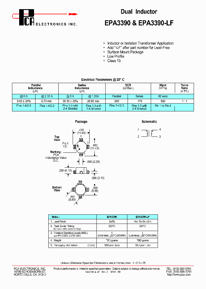 EPA3390-LF_4480132.PDF Datasheet