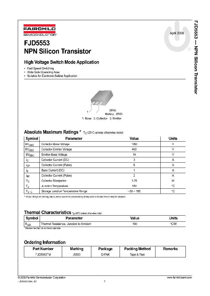 FJD5553TM_4491374.PDF Datasheet