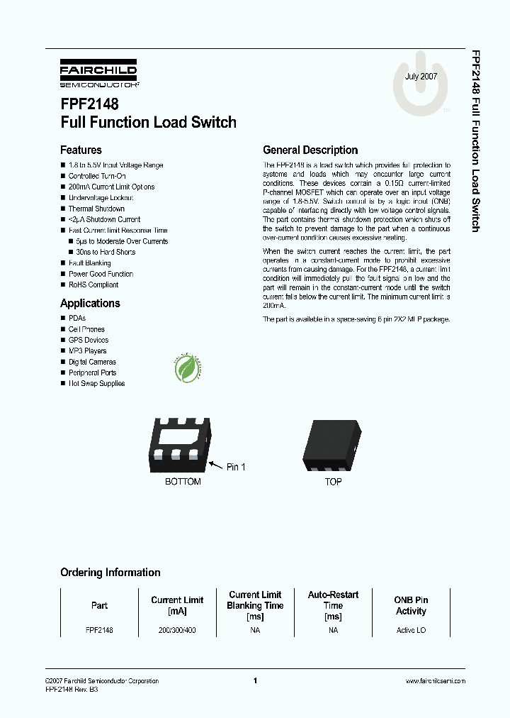 FPF2148_4187954.PDF Datasheet