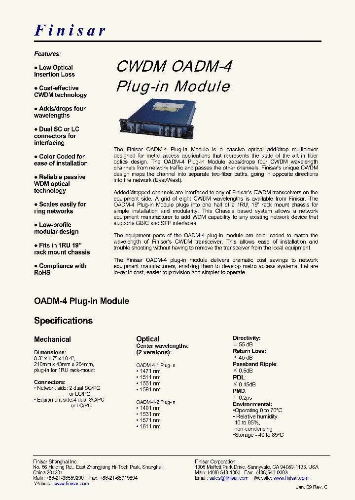 FWSF-OADM-4-1_4406627.PDF Datasheet