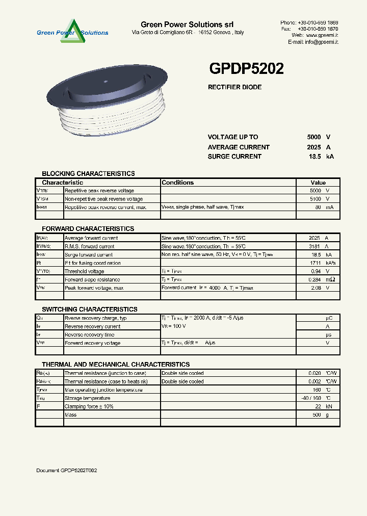 GPDP5202_4370013.PDF Datasheet