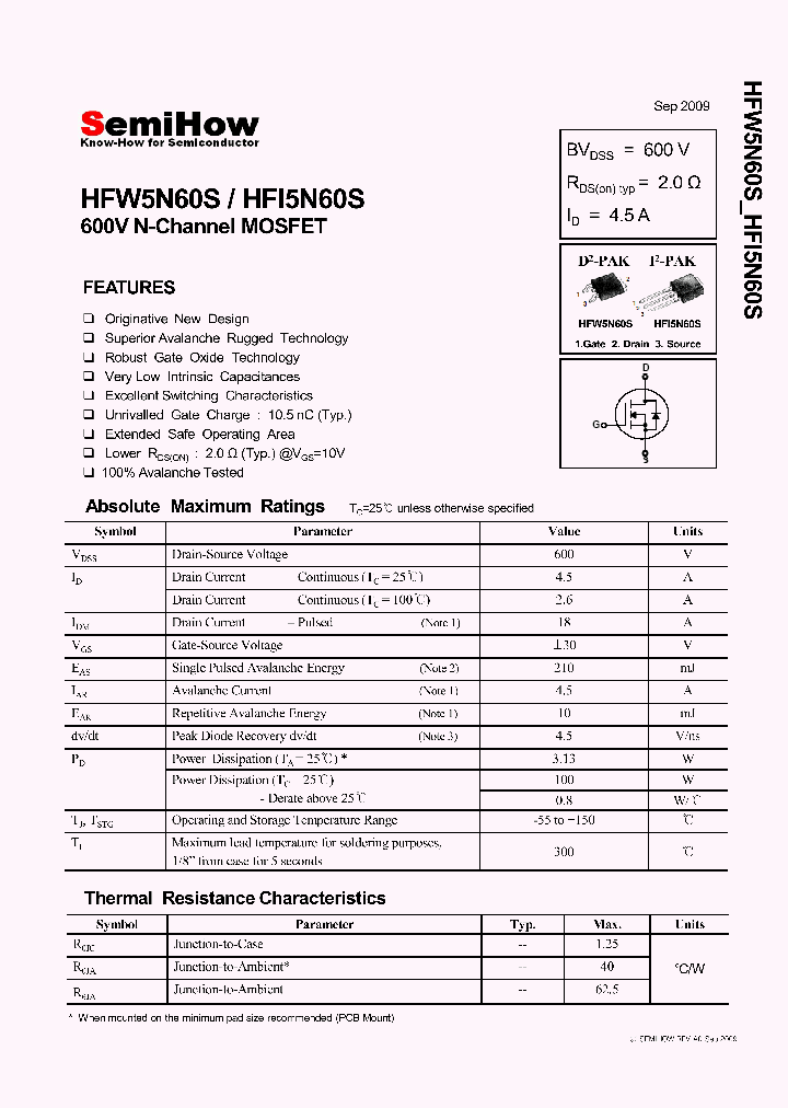 HFW5N60S_4694784.PDF Datasheet