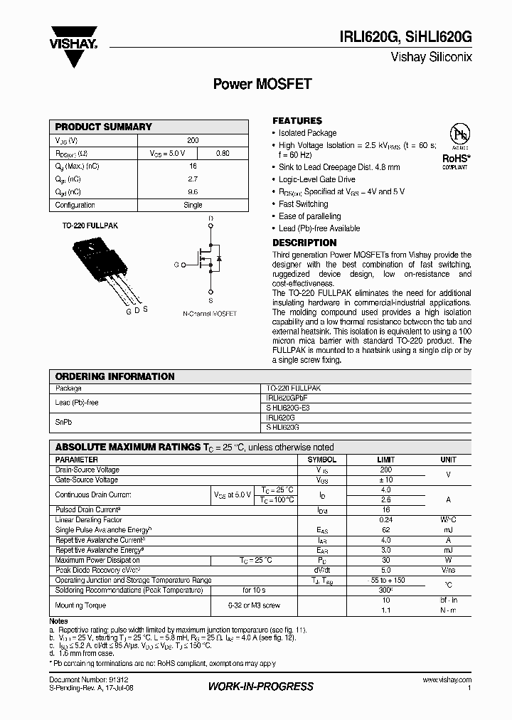 IRLI620G_4300969.PDF Datasheet