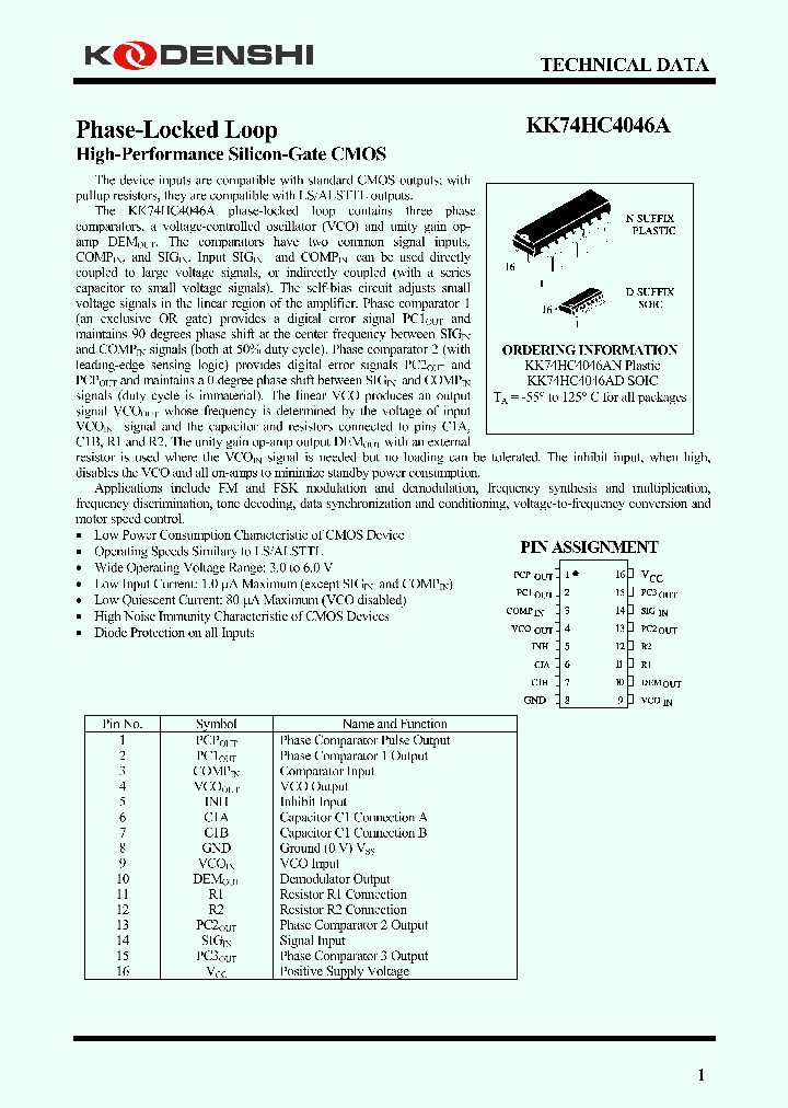 KK74HC4046AD_4626851.PDF Datasheet