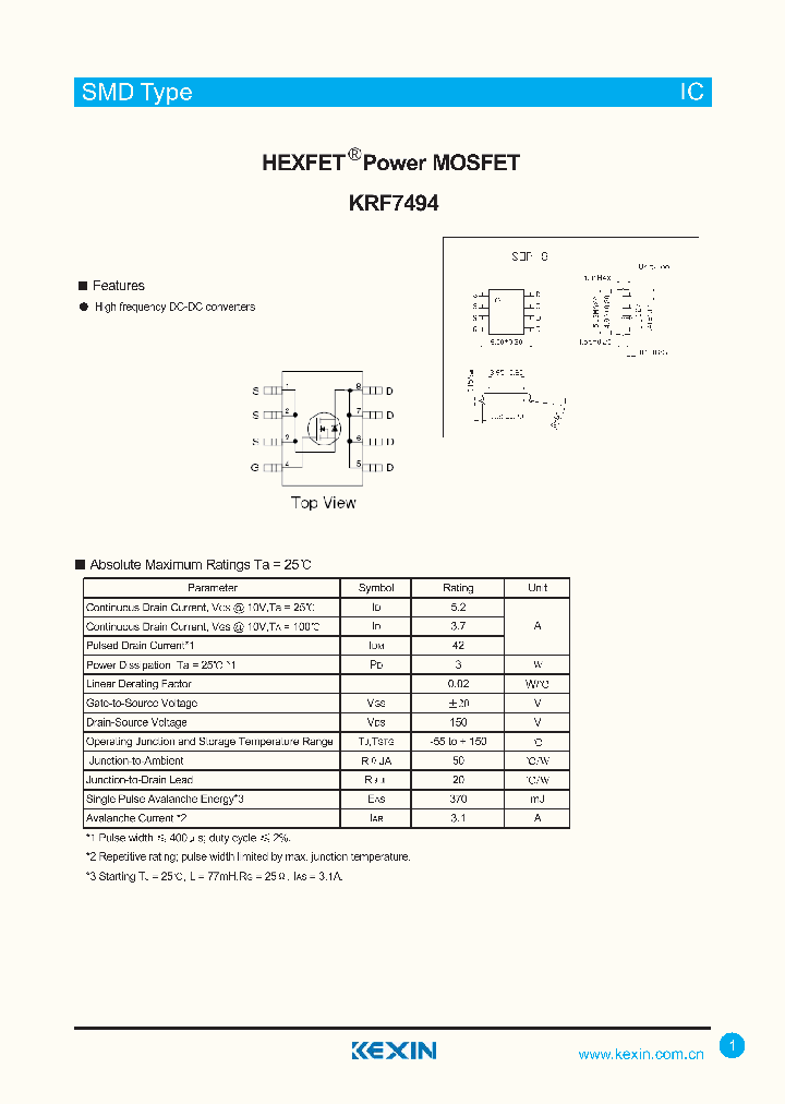 KRF7494_4424402.PDF Datasheet