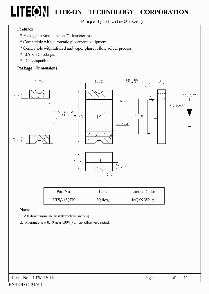 LTW-150TK_4539914.PDF Datasheet