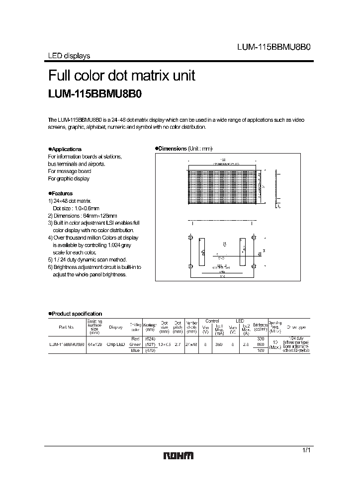 LUM-115BBMU8B0_4597884.PDF Datasheet