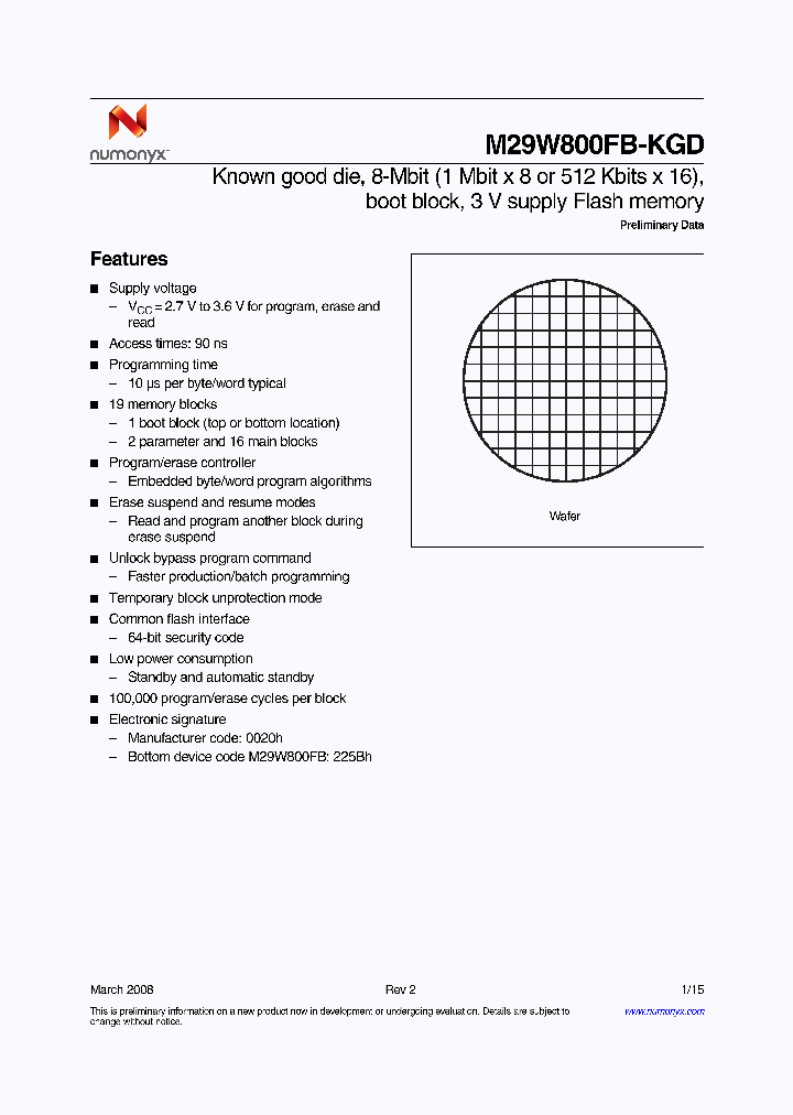 M29W800FB9D11_4383995.PDF Datasheet