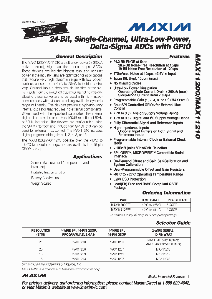 MAX11210EEE_4863830.PDF Datasheet