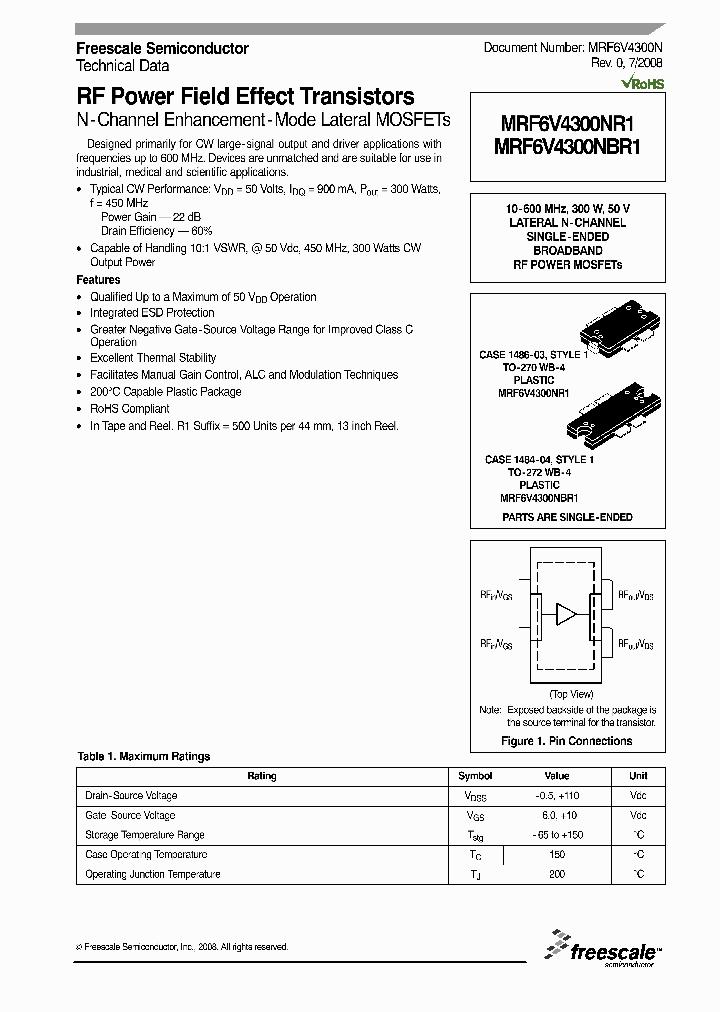 MRF6V4300NBR1_4247097.PDF Datasheet