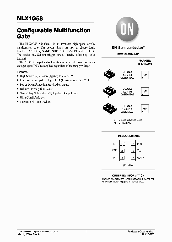 NLX1G58CMX1TCG_4590436.PDF Datasheet