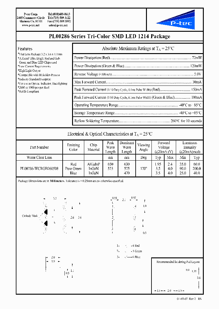 PL00286-WCRGB260508_4615808.PDF Datasheet