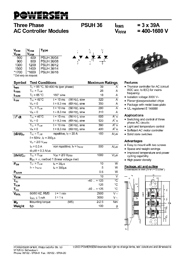 PSUH36_4546941.PDF Datasheet