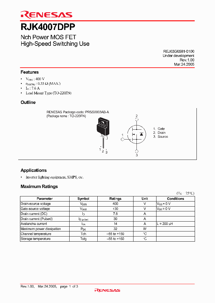 RJK4007DPP_4435081.PDF Datasheet