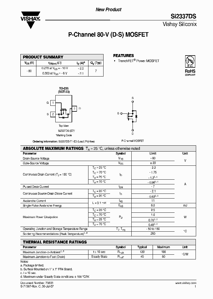 SI2337DS-T1-E3_4775207.PDF Datasheet