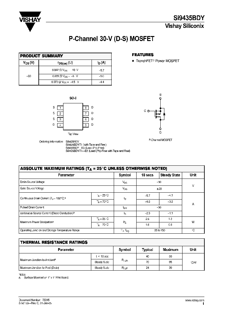 SI9435BDY05_4194302.PDF Datasheet