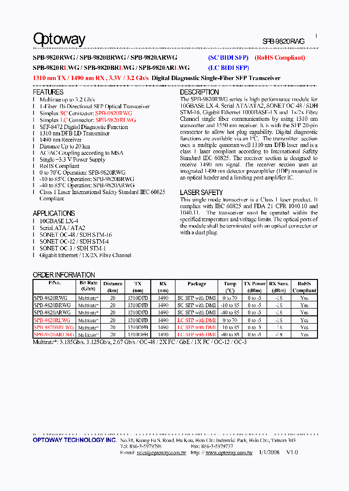 SPB-9820ARWG_4552248.PDF Datasheet