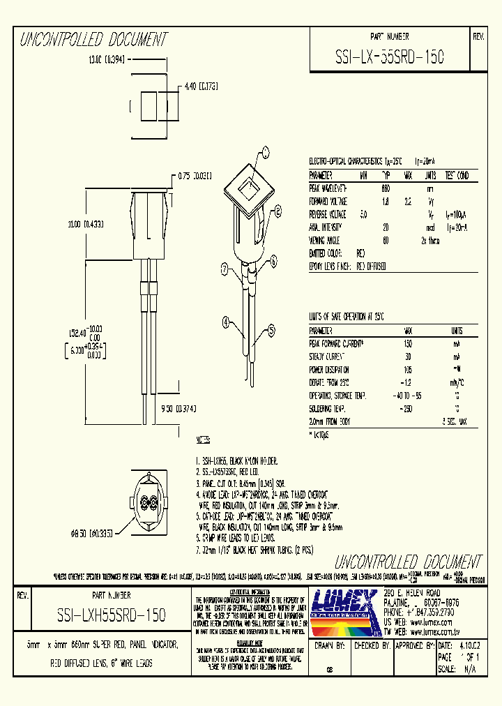 SSI-LXH55SRD-150_4396086.PDF Datasheet