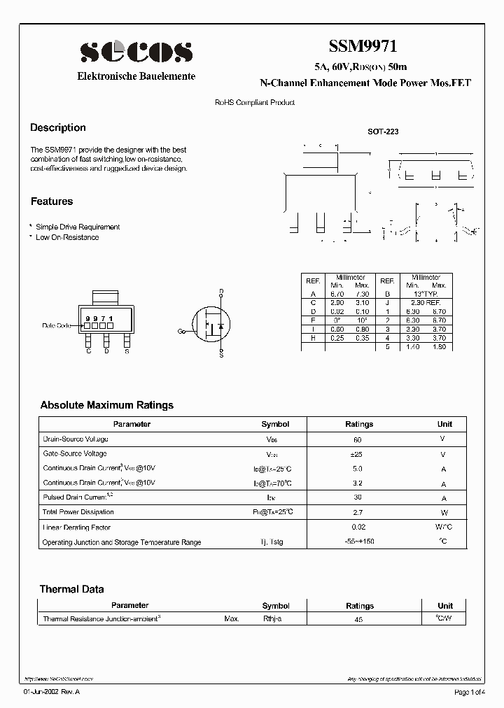 SSM9971_4808301.PDF Datasheet