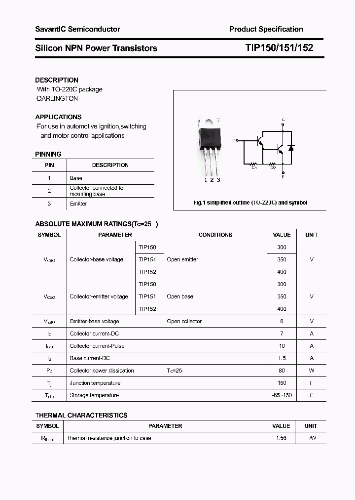 TIP150_4451667.PDF Datasheet