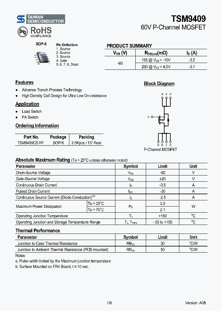 TSM9409CSRF_4722465.PDF Datasheet