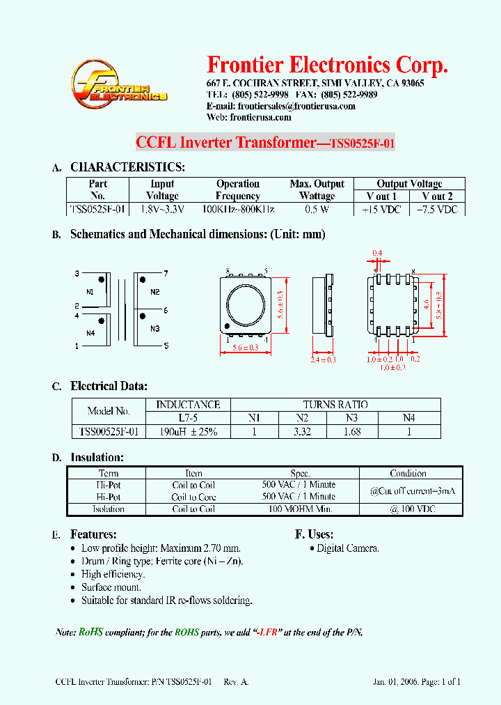 TSS00525F-01-LFR_4692484.PDF Datasheet