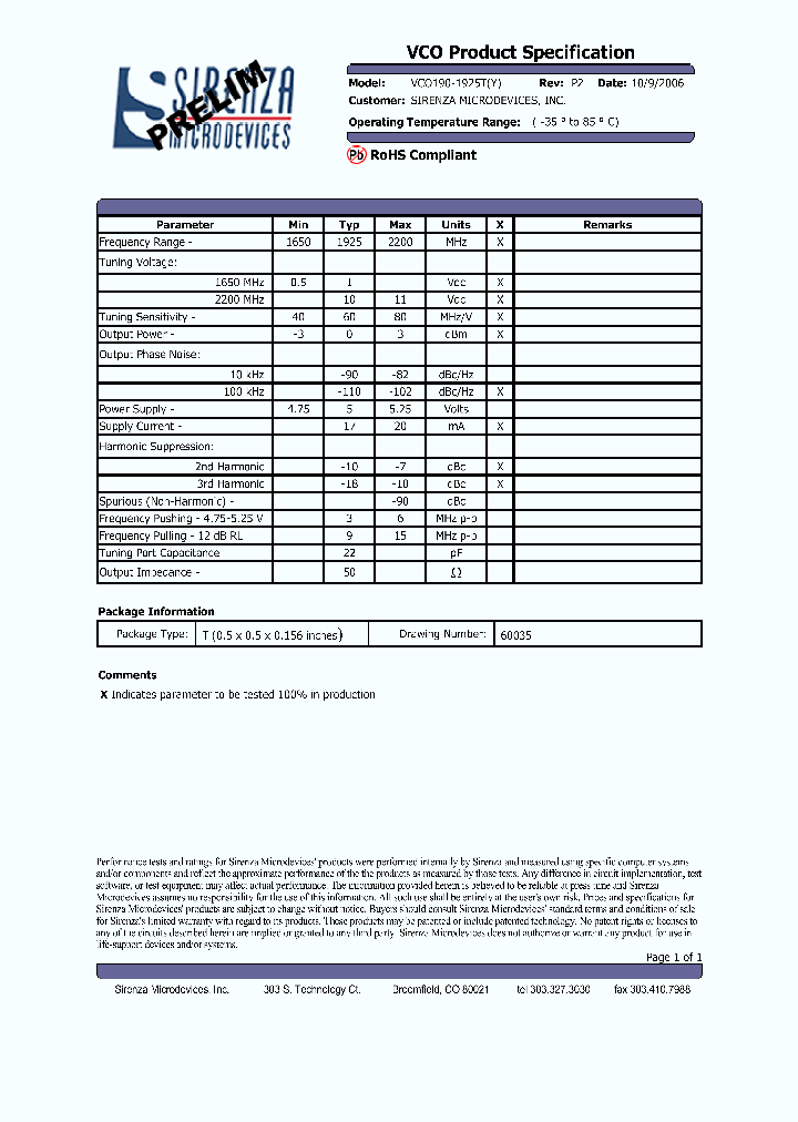 VCO190-1925T_4605123.PDF Datasheet