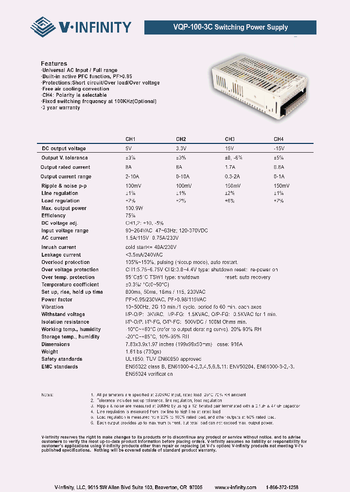 VQP-100-3C_4233720.PDF Datasheet