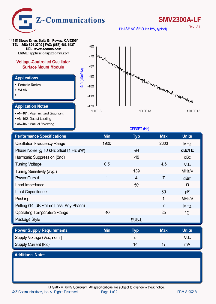 SMV2300A-LF_4929745.PDF Datasheet