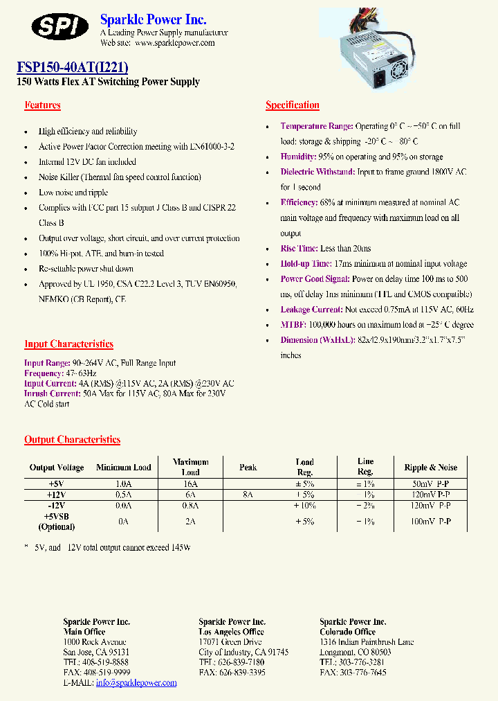 FSP150-40AT_4991313.PDF Datasheet