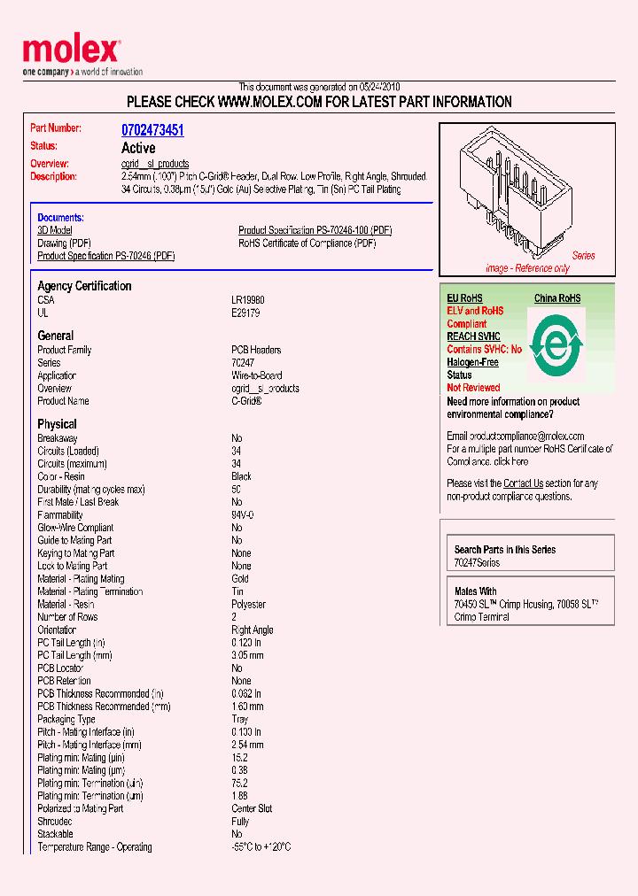 70247-3451_5013449.PDF Datasheet