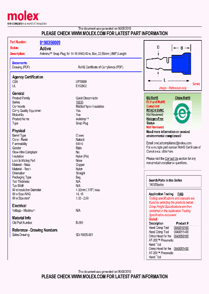 0190350009_5021257.PDF Datasheet