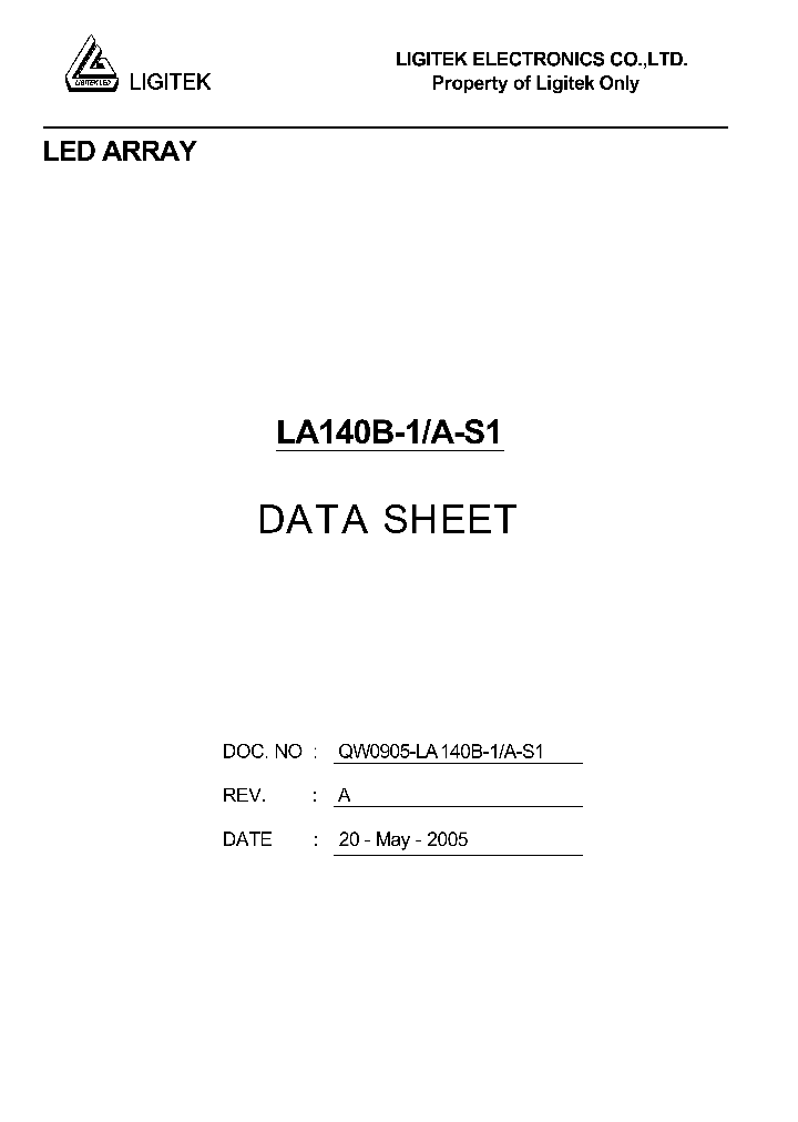 LA140B-1-A-S1_5045409.PDF Datasheet
