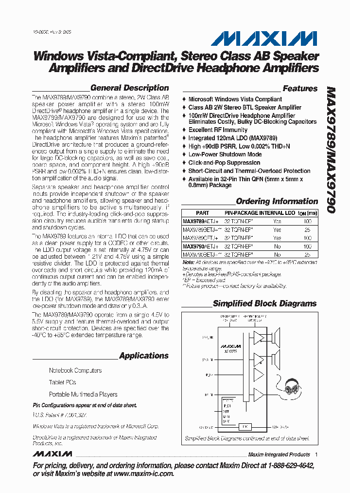 MAX9789CETJ_5054777.PDF Datasheet