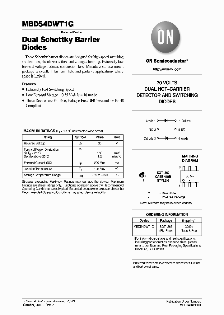 MBD54DWT1G09_5056868.PDF Datasheet