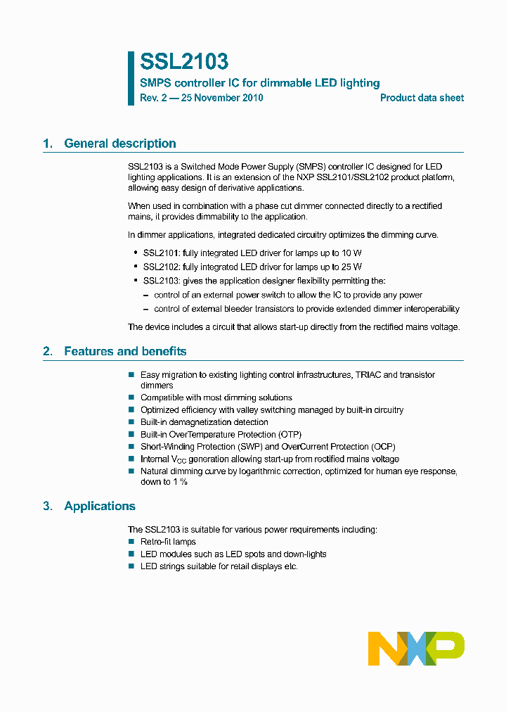 SSL2103_5060335.PDF Datasheet