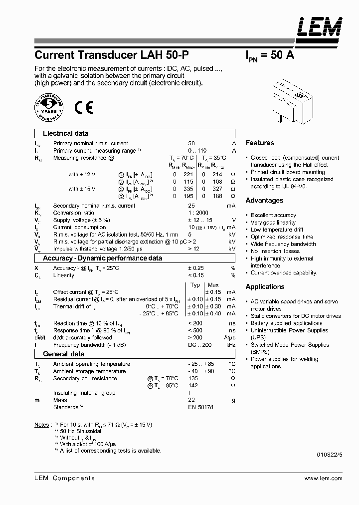 LAH50-P_33867.PDF Datasheet