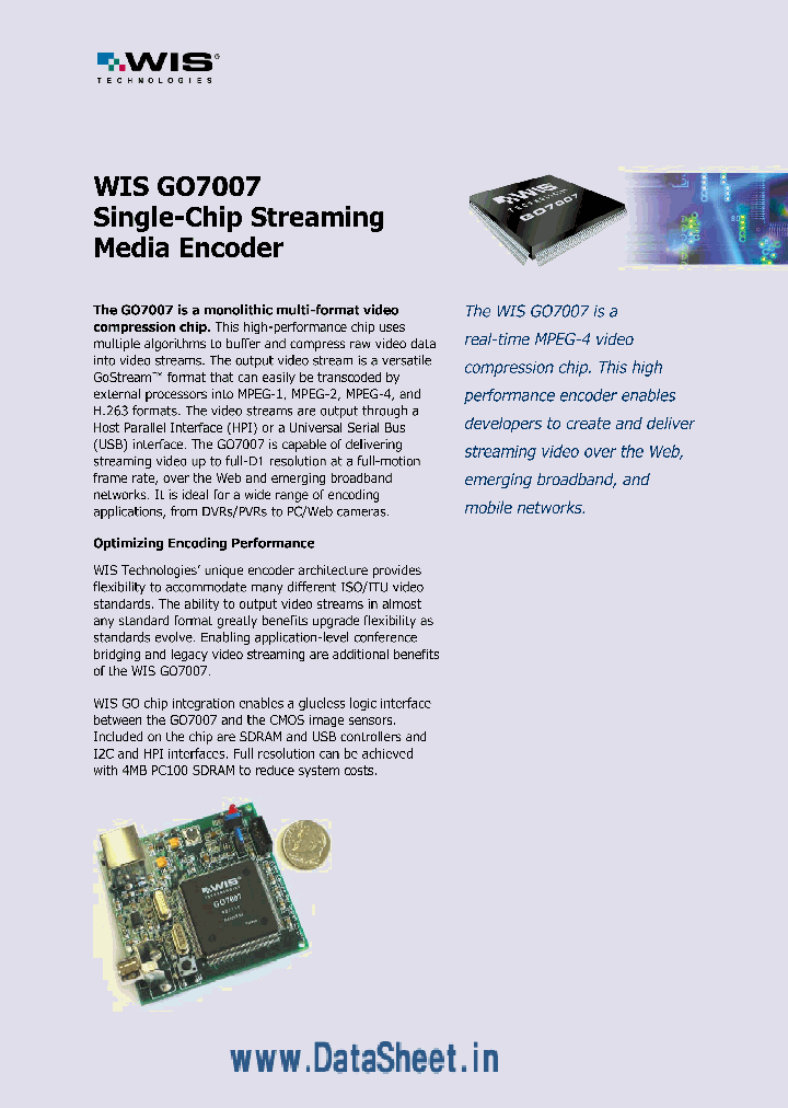 GO7007_42218.PDF Datasheet