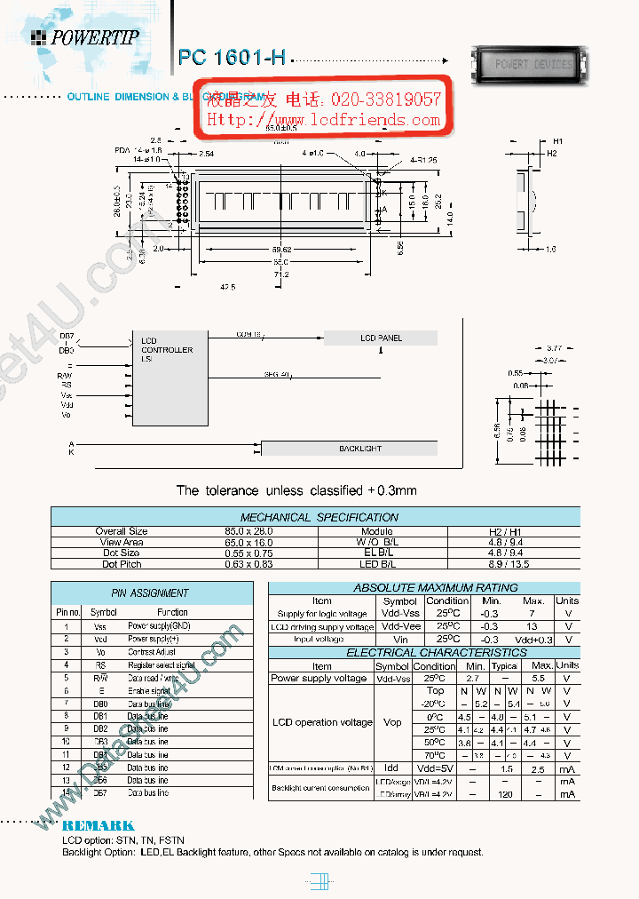 PC1601H_42572.PDF Datasheet