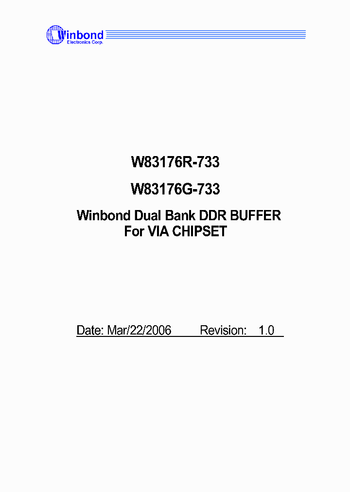 W83176G-733_43555.PDF Datasheet