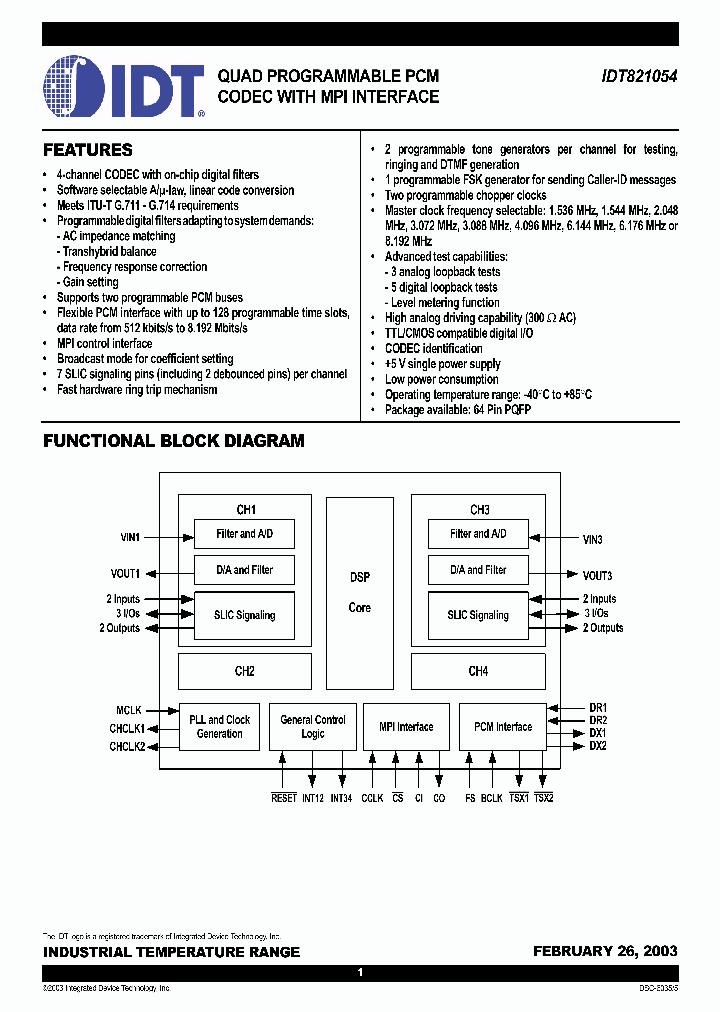 IDT821054_93293.PDF Datasheet