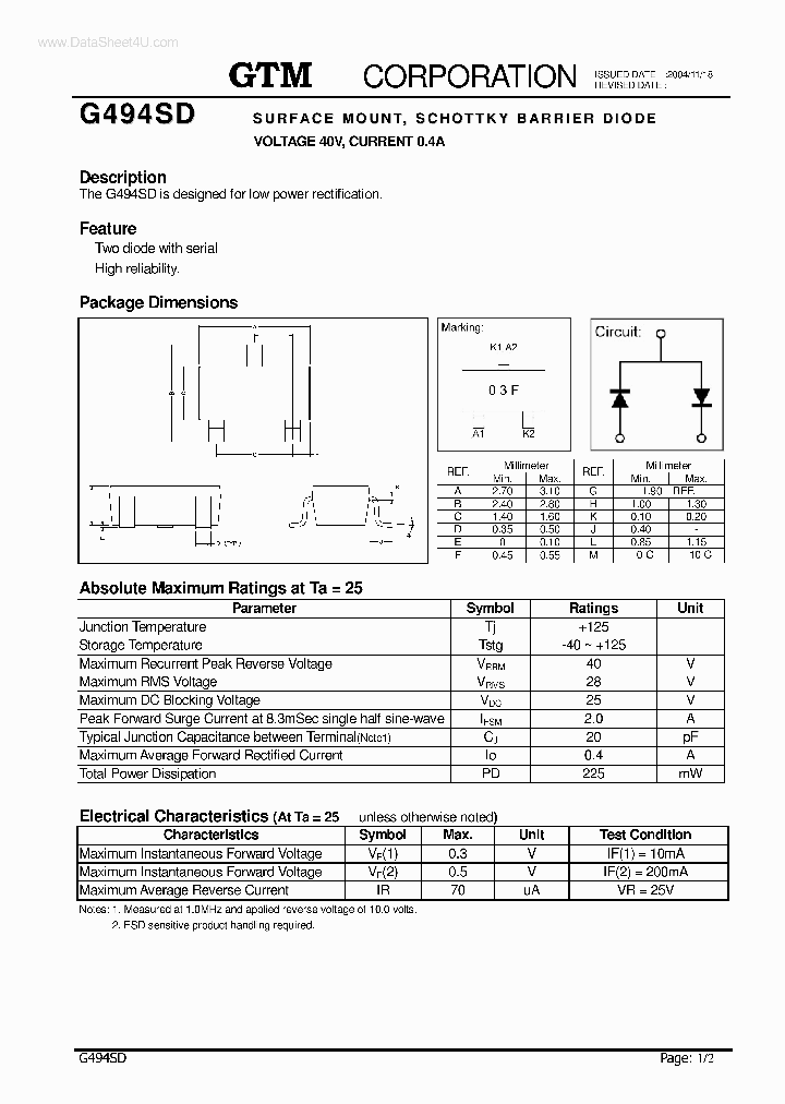 G494SD_145104.PDF Datasheet