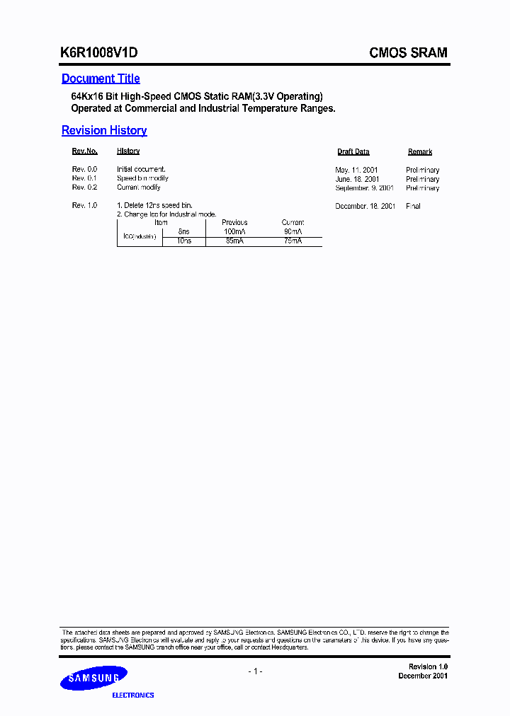 K6R1016C1D-JECII1012_242736.PDF Datasheet