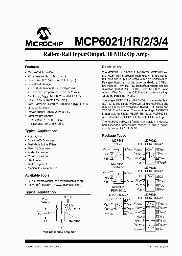 MCP6022-IOT_331399.PDF Datasheet