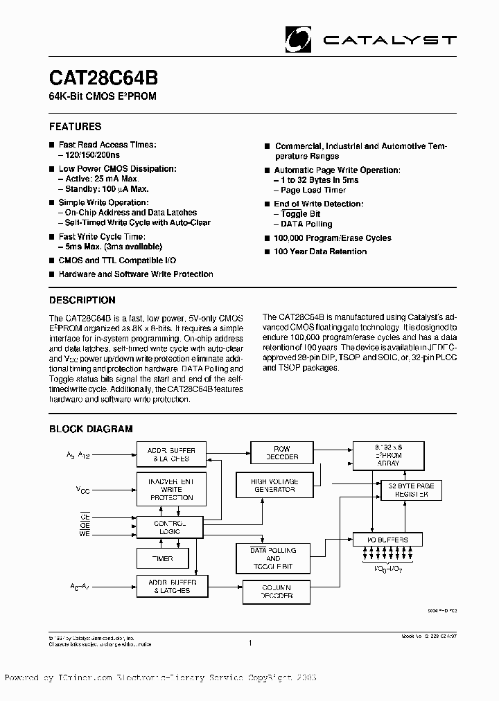 CAT28C64BHP-20_344242.PDF Datasheet