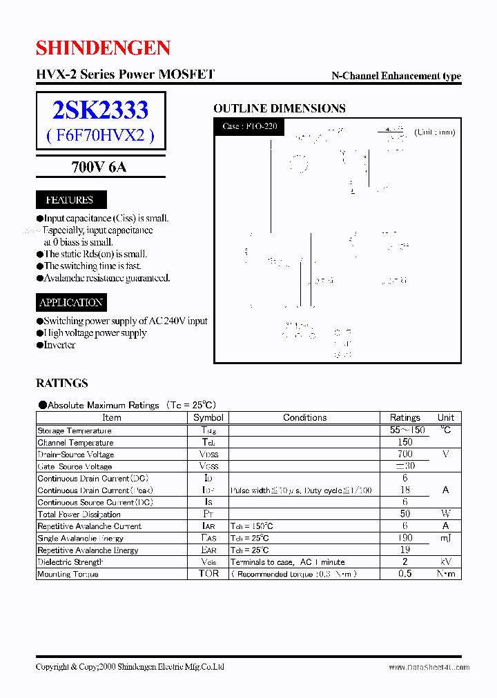 K2333_256083.PDF Datasheet