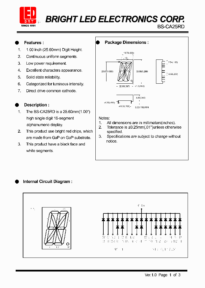 BS-CA25RD_687545.PDF Datasheet